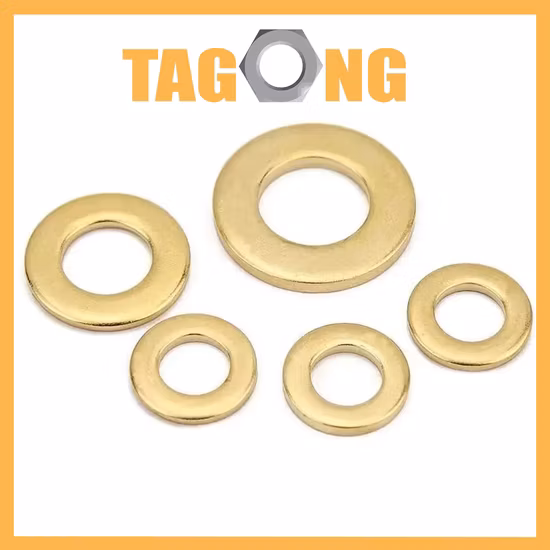M10 Titanium Flat Washer DIN125 Spacer Washers for Motorcycle Car