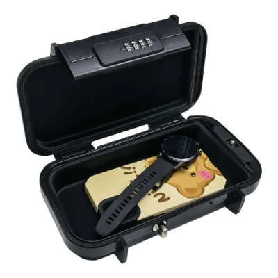 Cassetta di sicurezza portatile con combinazione di sicurezza Cassetta di sicurezza da viaggio personale da spiaggia