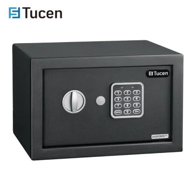 Cassetta di sicurezza di sicurezza per uso domestico e per ufficio, custodia digitale alla moda, colore nero