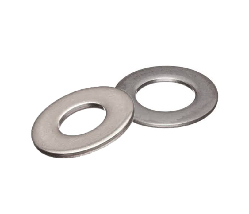 Rondella piatta in acciaio al carbonio zincato standard di fabbrica